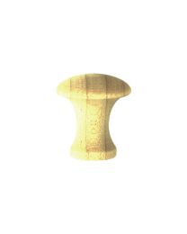 Shaker Screw on Wooden Knob 13/16"