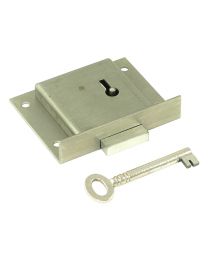 Steel Drawer Lock 2 3/4" x 2 1/4"